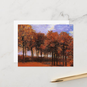 Van Gogh - Autumn Landscape Postcard