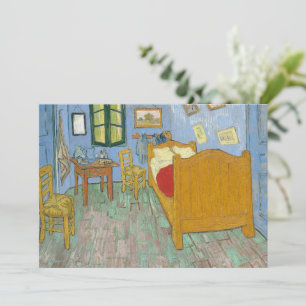 Van Gogh Bedroom in Arles - Classic Yellow & Blue Invitation