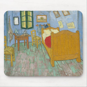 Van Gogh Bedroom in Arles - Classic Yellow & Blue Mouse Mat