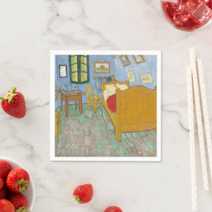 Van Gogh Bedroom in Arles - Classic Yellow & Blue Napkin