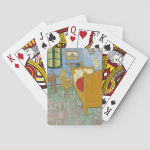 Van Gogh Bedroom in Arles - Classic Yellow & Blue Playing Cards