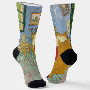 Van Gogh Bedroom in Arles - Classic Yellow & Blue Socks