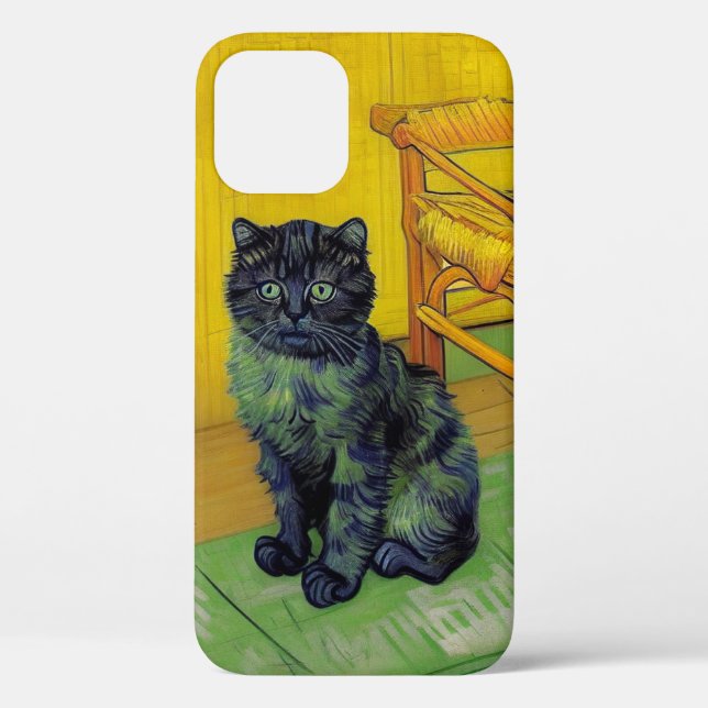 Van Gogh Black Cat Case-Mate iPhone Case (Back)