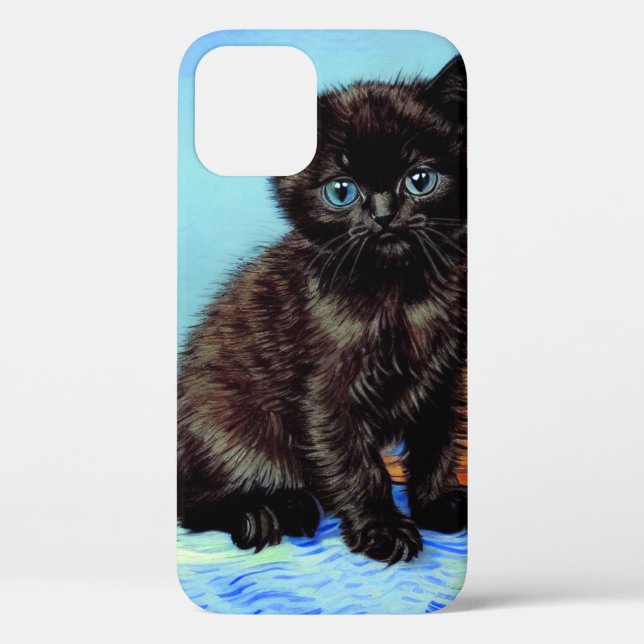 Van Gogh Black Kitten with Yarn Case-Mate iPhone Case (Back)