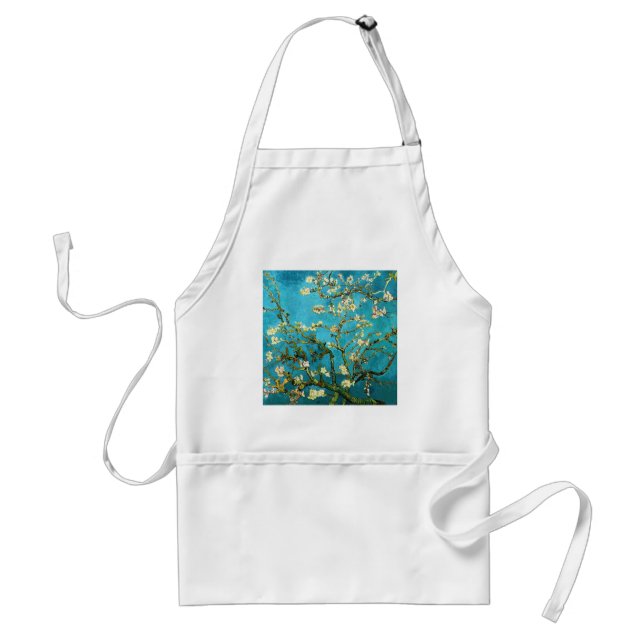 Van Gogh Blossoming Almond Tree Fine Art Standard Apron (Front)