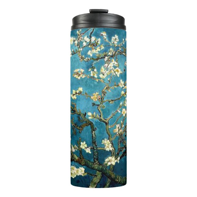 Van Gogh Blossoming Almond Tree Thermal Tumbler (Front)