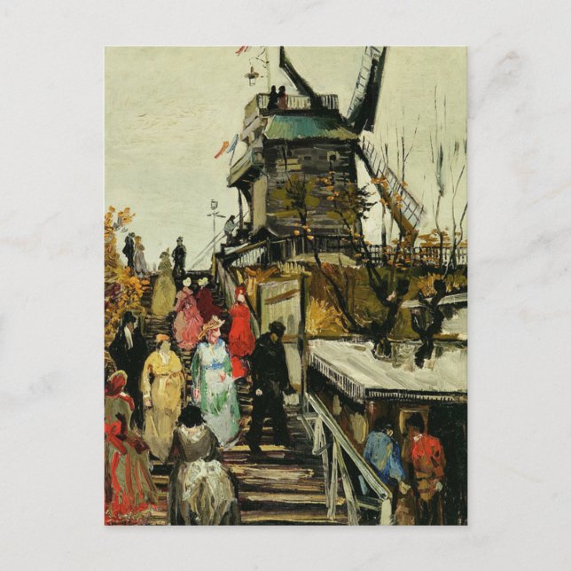Van Gogh - Blute-Fin Mill Postcard (Front)