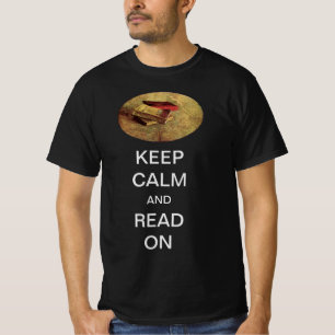 Van Gogh Books, Vintage Keep Calm and Read On T-Shirt
