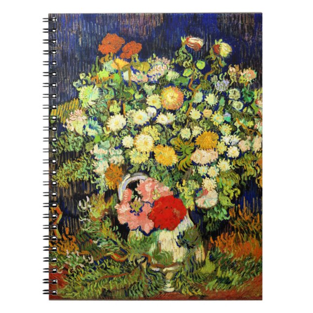 Van Gogh - Bouquet of Flowers in a Vase Notebook (Front)