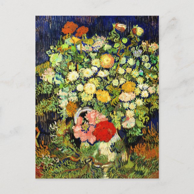 Van Gogh - Bouquet of Flowers in a Vase Postcard (Front)