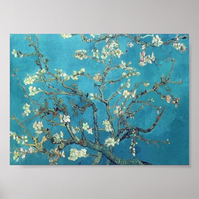 Van Gogh - Branches with Almond Blossom Poster (Front)