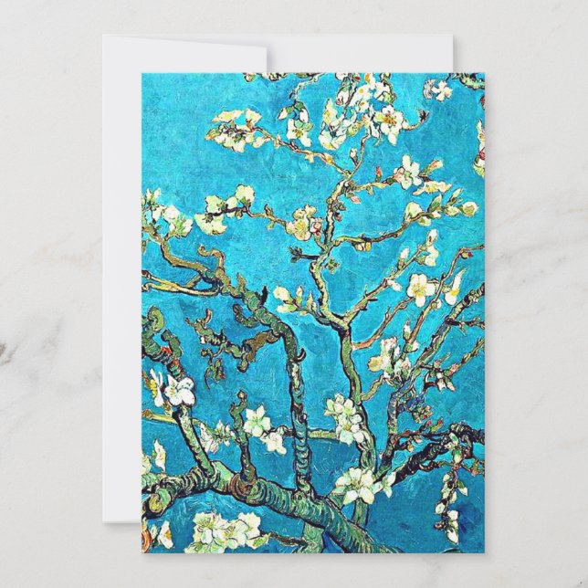 Van Gogh - Branches with Almond Blossoms Card (Front)