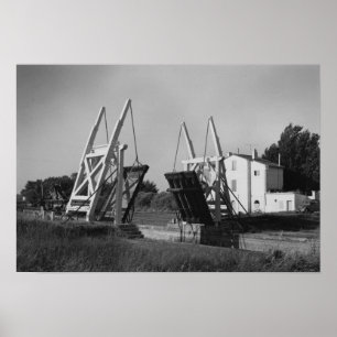 Van Gogh Bridge, Arles, c.1850-1960 Poster
