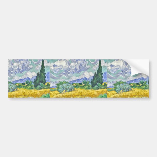 Van gogh bumper sticker (Front)