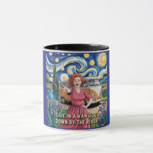 Van Gogh by the River – Artistic Boho , Funny