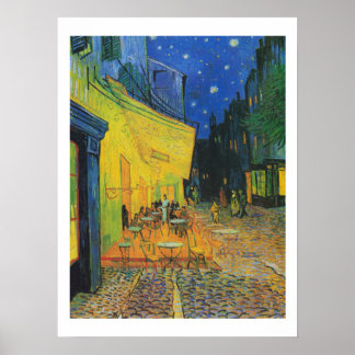 Van Gogh | Cafe Terrace at Night | 1888 Poster
