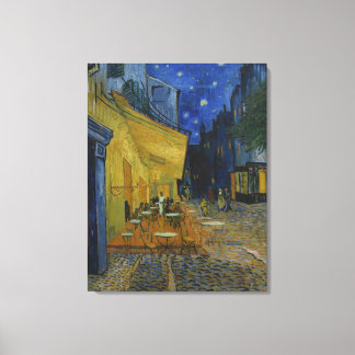 Van Gogh Cafe Terrace At Night Canvas Print