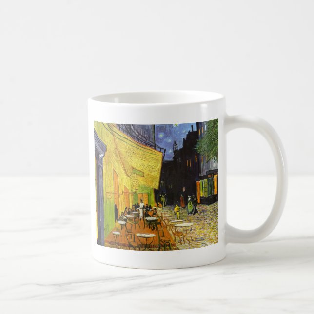 Van Gogh Cafe Terrace at Night Coffee Mug (Right)