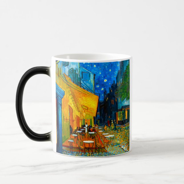 Van Gogh Café Terrace at Night Magic Mug (Left)