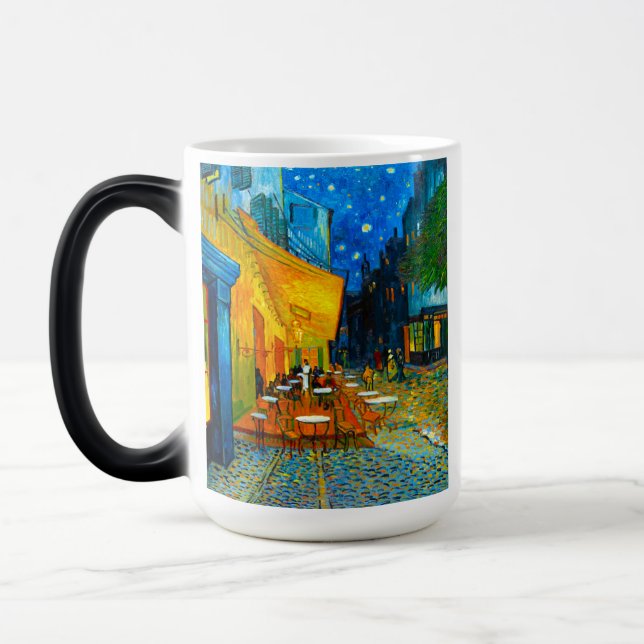Van Gogh Café Terrace at Night Magic Mug (Left)