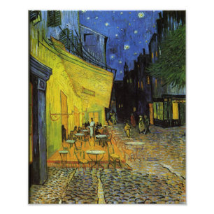 Van Gogh; Cafe Terrace at Night Photo Print