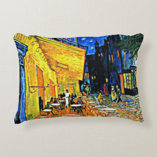 Van Gogh - Cafe Terrace, Decorative Cushion