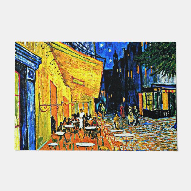 Van Gogh - Cafe Terrace, Doormat (Front)