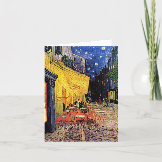 Van Gogh Cafe Terrace (F467)  Fine Art Card (Front)