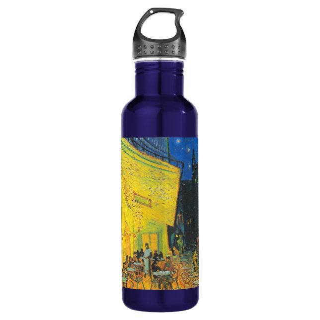 Van Gogh Cafe Terrace French Street Scene 710 Ml Water Bottle (Front)