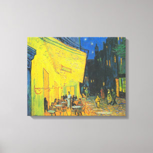 Van Gogh Cafe Terrace French Street Scene Canvas Print