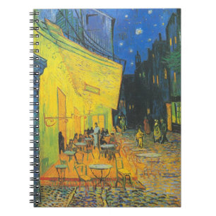 Van Gogh Cafe Terrace French Street Scene Notebook