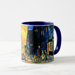 Van Gogh - Cafe Terrace Mug<br><div class="desc">Cafe Terrace,  famous painting by Vincent van Gogh.</div>