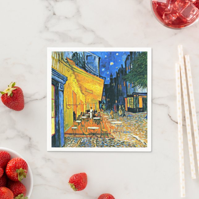 Van Gogh - Cafe Terrace, Napkins (Insitu)