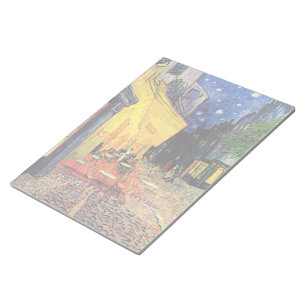 Van Gogh Cafe Terrace on Place du Forum, Fine Art Notepad