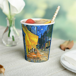 Van Gogh - Cafe Terrace, Paper Cups