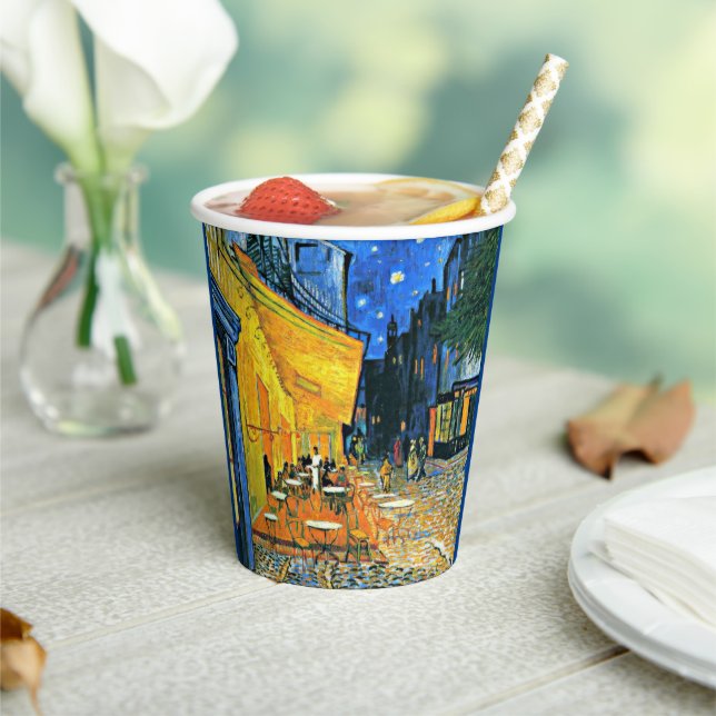Van Gogh - Cafe Terrace, Paper Cups (Insitu)