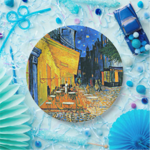 Van Gogh - Cafe Terrace, Paper Plate