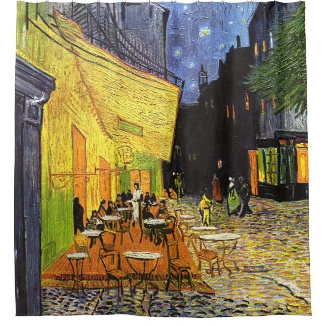 Van Gogh Cafe Terrace Shower Curtain (Front)