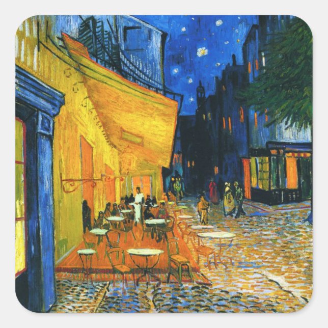 Van Gogh Café Terrace Stickers (Front)