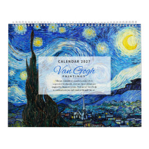 Van Gogh Calendar 2027 - Impressionism