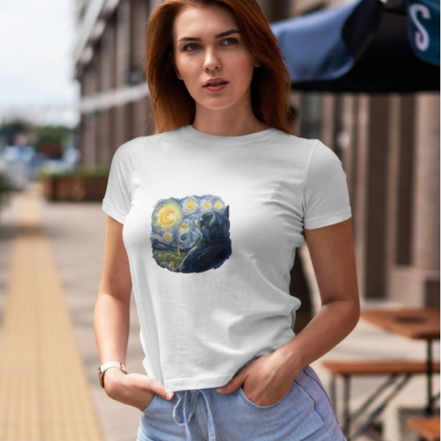 Van Gogh Cat  T-Shirt (Creator Uploaded)