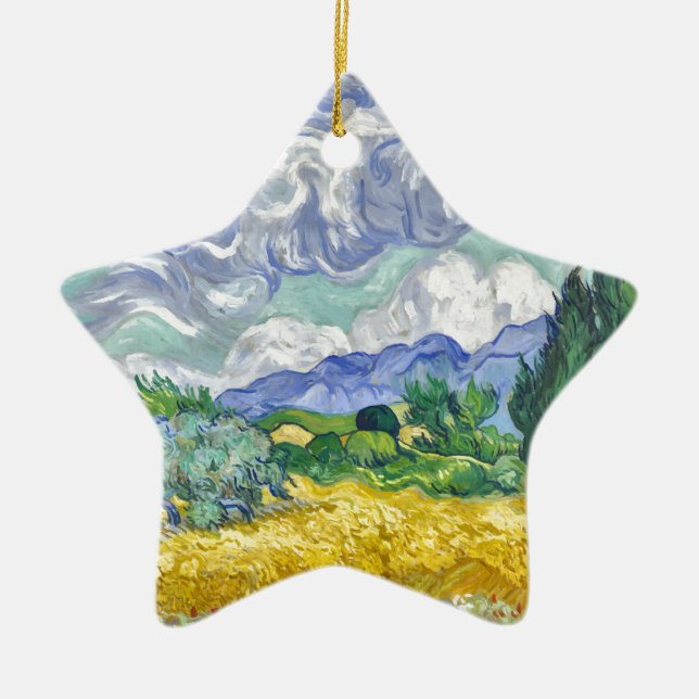Van gogh ceramic tree decoration (Front)
