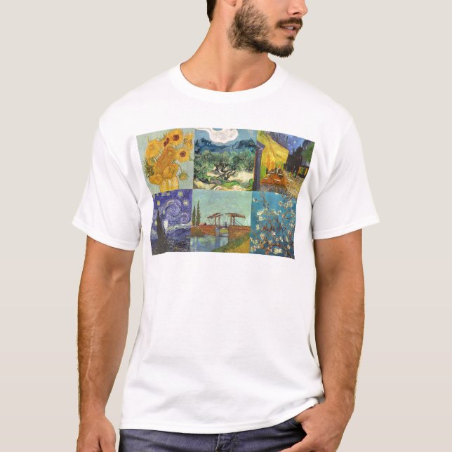 Van Gogh Collage T-Shirt (Front)