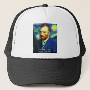 Van Gogh "Conscience Compass" Quote Gifts Tees Etc Trucker Hat
