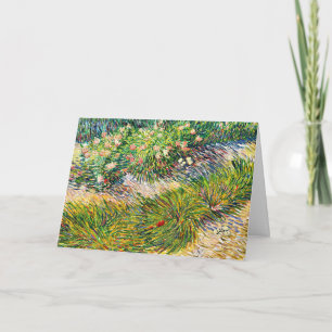 Van Gogh - Corner with Butterflies Card