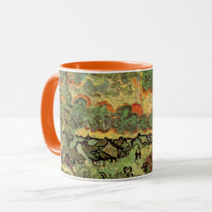 Van Gogh Cottages Cypresses Reminiscence of North Mug