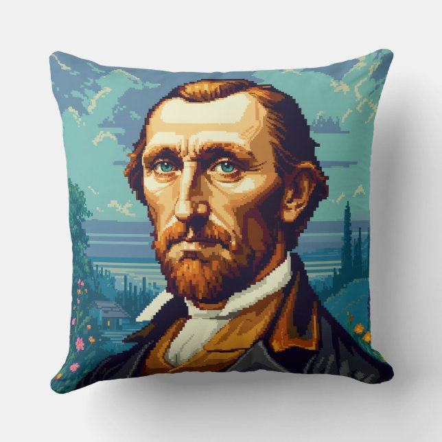 Van Gogh Cushion (Back)