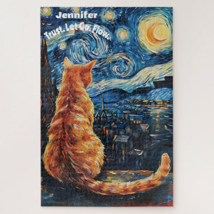 Van Gogh Cute Feline Puzzle