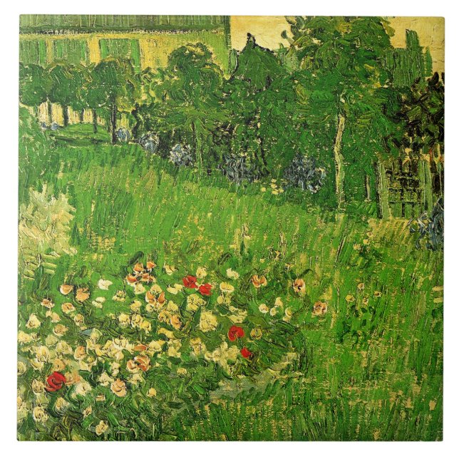 Van Gogh - Daubigny's Garden, Tile (Front)