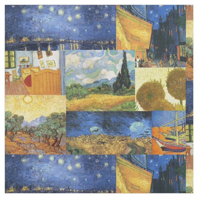 Van Gogh Dream Paintings Art Fabric (Swatch)